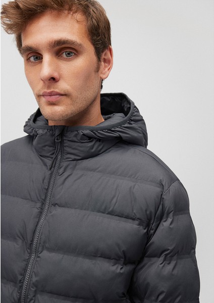 Su İtici Primaloft Lacivert Şişme Mont 0110295-80776