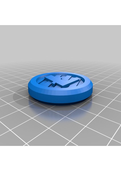 Çift Taraflı Ltc Madeni Para (Sadece Plastik Aparattır) 3D