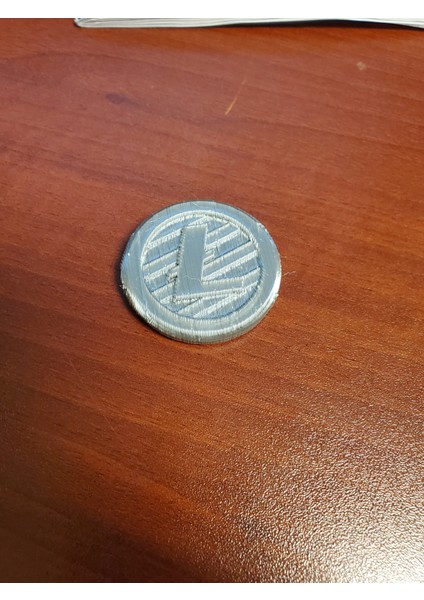 Çift Taraflı Ltc Madeni Para (Sadece Plastik Aparattır) 3D modelleri