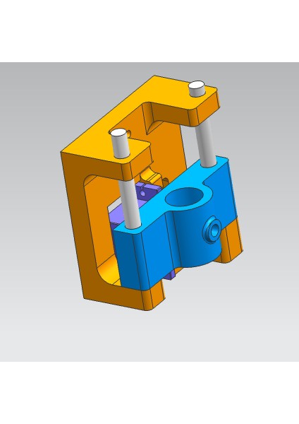 Çizim Makinesi İçin Kalem Tutucu (Plotter Cnc) (Sadece Plastik Aparattır) 3D