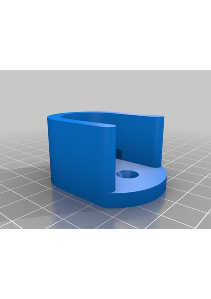 Özelleştirilebilir Gardırop Borusu Tutucu (Sadece Plastik Aparattır) 3D modelleri