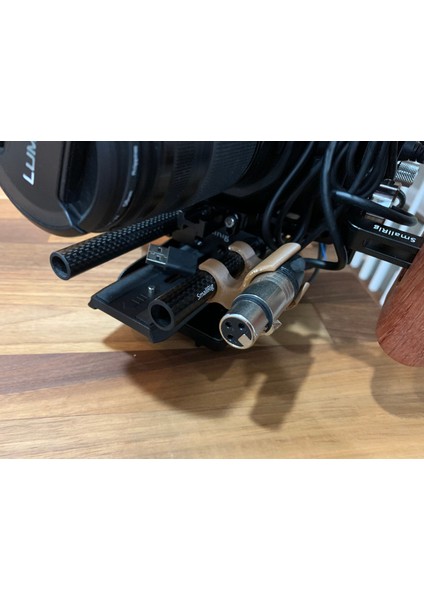 15 mm Dslr Video Rayları Için Çift Xlr Montaj Klibi (Sadece Plastik Aparattır!!!) 3D modelleri