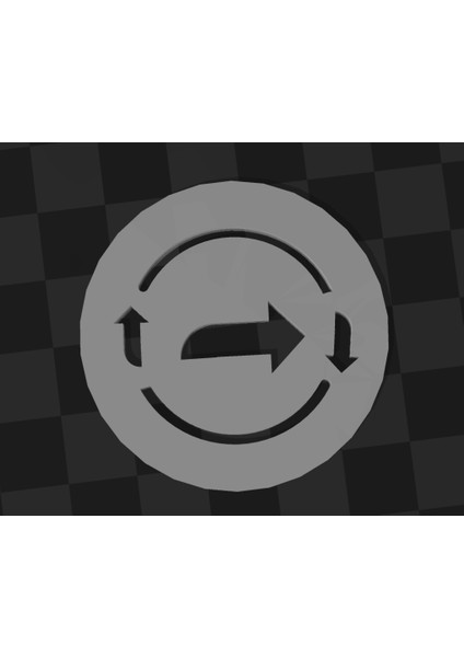 Bir Madeni Para (Sadece Plastik Aparattır) 3D