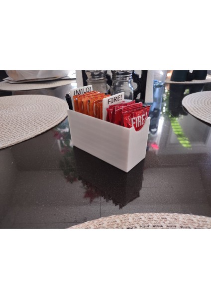 Çeşni Paketi Caddy / Organizatör (Sadece Plastik Aparattır!!!) 3D