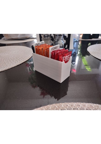 Çeşni Paketi Caddy / Organizatör (Sadece Plastik Aparattır!!!) 3D
