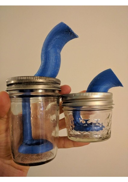 Mason Kavanozu (Sadece Plastik Aparattır!!!) 3D