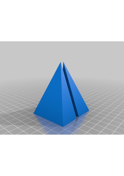 Kare Taban Piramidi (Sadece Plastik Aparattır!!!) 3D fiyatları