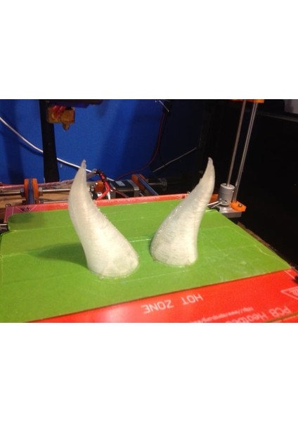 Kostüm Veya Makyaj Için Boğa Veya Şeytan Boynuzları (Sadece Plastik Aparattır!!!) 3D modelleri