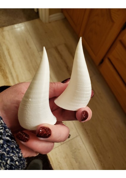 Kostüm Veya Makyaj Için Boğa Veya Şeytan Boynuzları (Sadece Plastik Aparattır!!!) 3D fırsatları