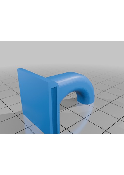 Bulaşık Makinesi Tahliye Hortumu Duvar Kancası (Sadece Plastik Aparattır!!!) 3D modelleri