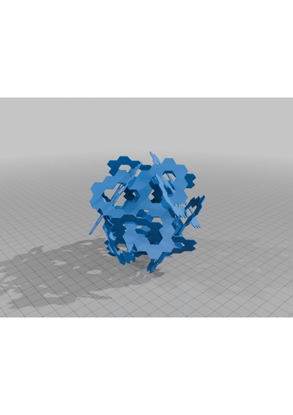 Kepler Octahedral Polylink 1 (Sadece Plastik Aparattır!!!) 3D modelleri