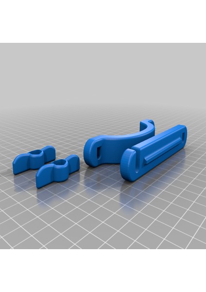 Capo (Klasik Gitar) (Sadece Plastik Aparattır!!!) 3D