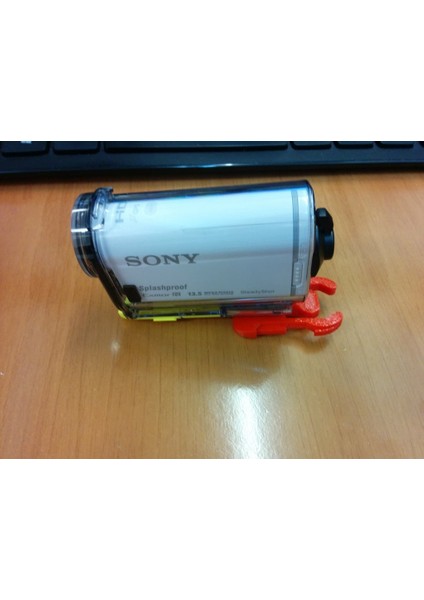 Sony Action Cam Su Geçirmez Kılıf Için Gopro Hızlı Serbest Bırakma Montajı (Spk - As2) (Sadece Plastik Aparattır!!!) 3D