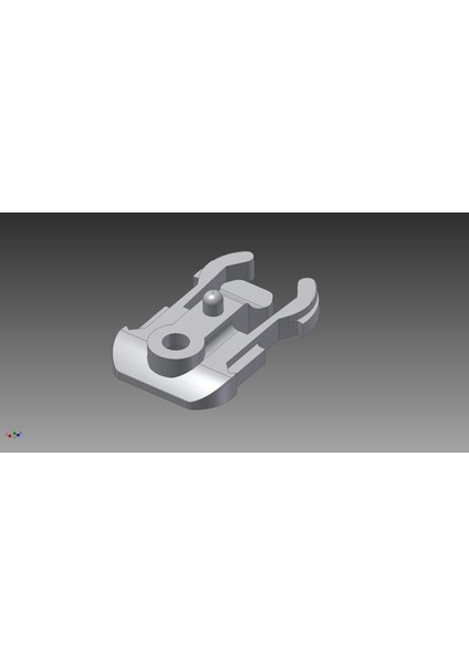 Sony Action Cam Su Geçirmez Kılıf Için Gopro Hızlı Serbest Bırakma Montajı (Spk - As2) (Sadece Plastik Aparattır!!!) 3D modelleri