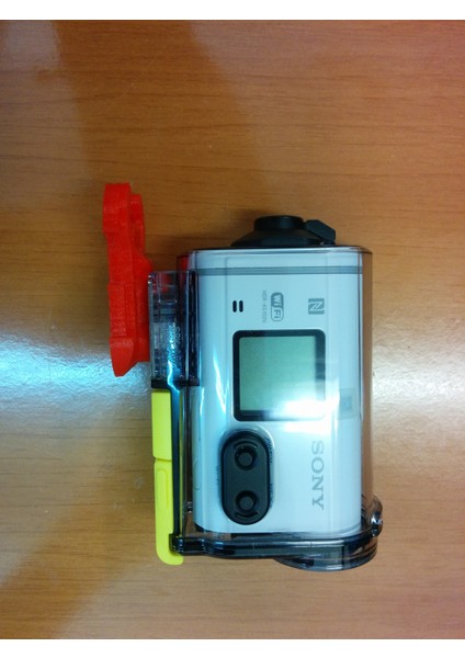 Sony Action Cam Su Geçirmez Kılıf Için Gopro Hızlı Serbest Bırakma Montajı (Spk - As2) (Sadece Plastik Aparattır!!!) 3D indirimleri