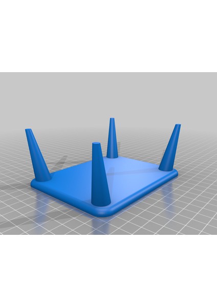 Ifı Zen Dac Için Mid Century Modern Masa (Sadece Plastik Aparattır!!!) 3D