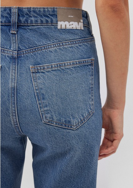 Happy Real Blue Gölgeli Indigo Mavisi Jean Pantolon 101453-88191