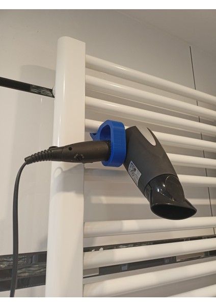 Saç Kurutma Makinesi Için Banyo Radyatör Askısı - Parametreli - Openscad (Sadece Plastik Aparattır!!!) 3D fiyatları