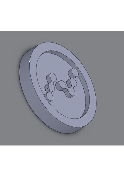 Nano Coin, Nano Kripto Para Birimi (Sadece Plastik Aparattır!!!) 3D