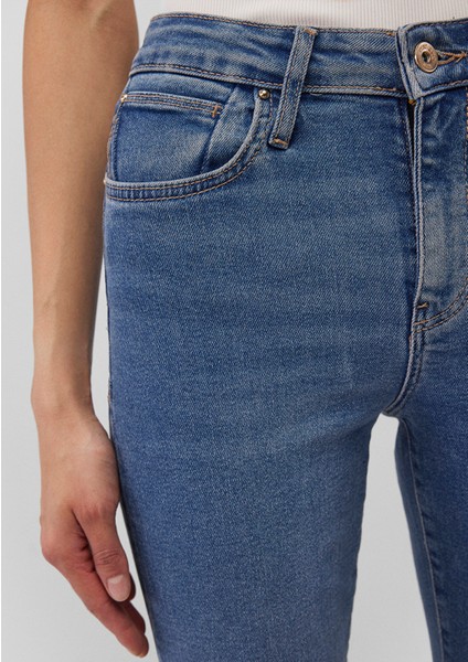 Cindy Gold Shape Koyu Mavi Jean Pantolon 100277-87897