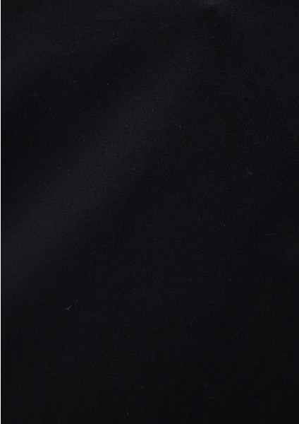 Etek Detaylı Siyah Pantolon 1010786-900