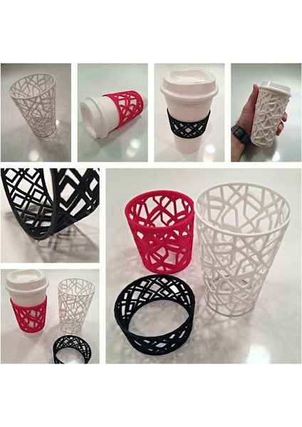 Kahve ve Çay Bardağı Için Özel Kol (Sadece Plastik Aparattır!!!) 3D
