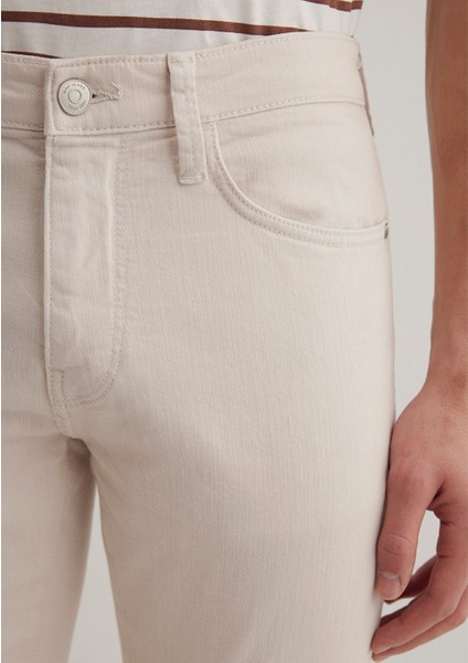 Jake Ekru Comfort Gabardin Pantolon 0042222763