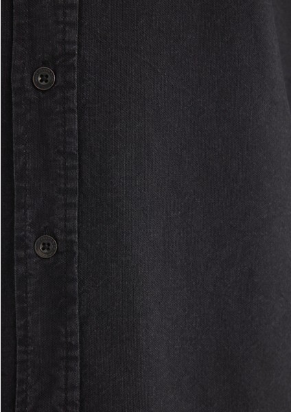 Siyah Denim Gömlek 0211128-900