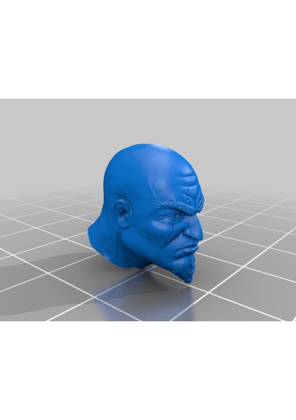 God Of War Kratos Head Anahtar (Sadece Plastik Aparattır) 3D fırsatları