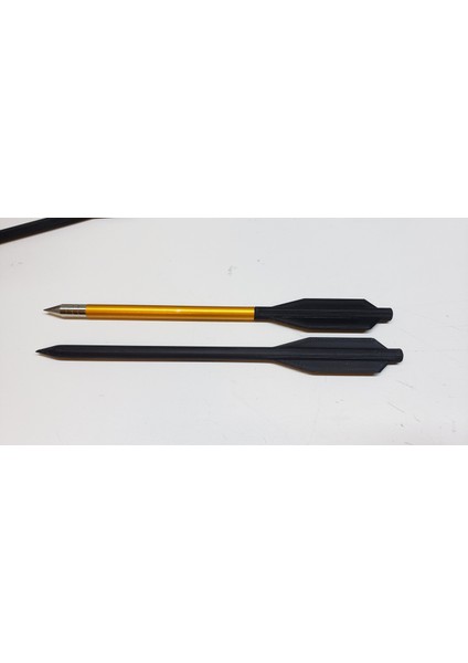 Tabanca Tatar Yayı Cıvatası ve Fletching (Sadece Plastik Aparattır) 3D fırsatları