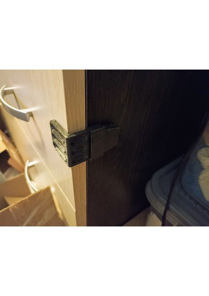 Çocuk Geçirmez Çekmece Tutturucusu (Sadece Plastik Aparattır) 3D fiyatları