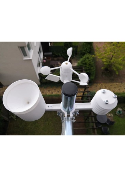 Rüzgar Yönü Olan Anemometre (Sadece Plastik Aparattır) 3D