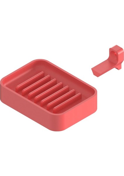 Başka Bir Duvara Monte Edilmiş Kolay Temiz Sabun Tutucu - Kolay Temizlik Duvarı Sabunu (Sadece Plastik Aparattır) 3D fiyatları