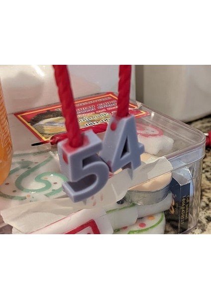 Küçük Reçine Yazıcı İçin Doğum Günü Pastası Mum Tutucuları (Sadece Plastik Aparattır) 3D fiyatları
