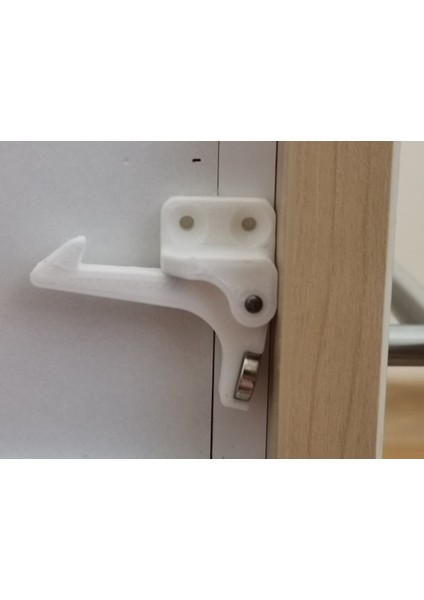 Manyetik Dolap Çocuk Kilidi (Sadece Plastik Aparattır) 3D