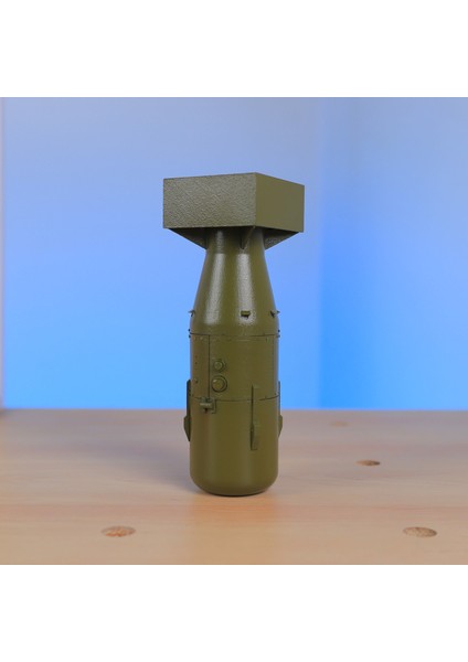 Küçük Çocuk Atom Bombası Güç Bankası Modeli (Sadece Plastik Aparattır!!!) 3D
