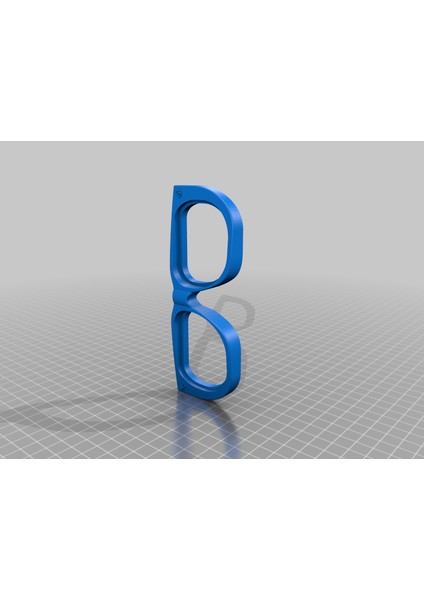 2024 Fosforlu Lensli Gözlük (Sadece Plastik Aparattır!!!) 3D modelleri