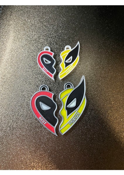 Deadpool & Wolverine "en Iyi Arkadaşlar" Kolye (Sadece Plastik Aparattır!!!) 3D modelleri