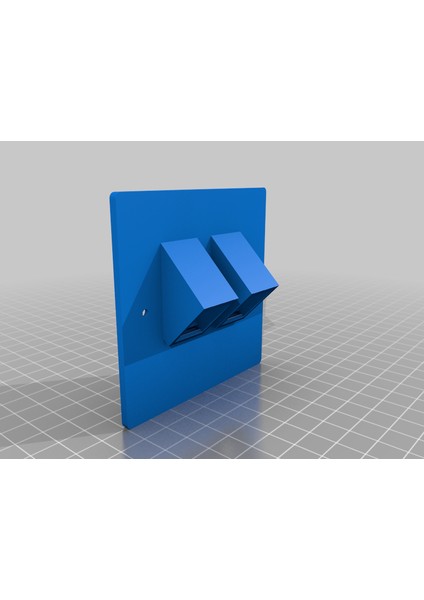 Çift Keystone Yüz Plakası 80MM (Sadece Plastik Aparattır!!!) 3D