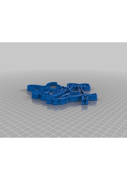 Guguklu-Loc Kurabiye Kesici (Sadece Plastik Aparattır!!!) 3D