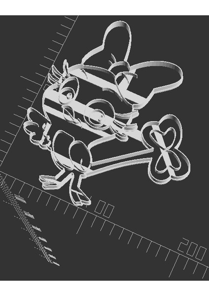 Guguklu-Loc Kurabiye Kesici (Sadece Plastik Aparattır!!!) 3D modelleri