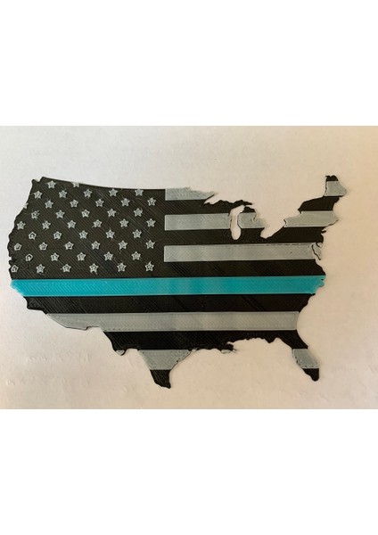 Amerikan Bayrağı Ülke Şekilli (Sadece Plastik Aparattır!!!) 3D fırsatları