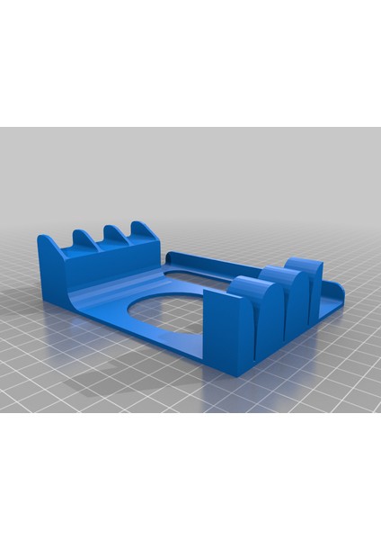 Mutfak Çekmece Bıçak Tutucu (Sadece Plastik Aparattır!!!) 3D