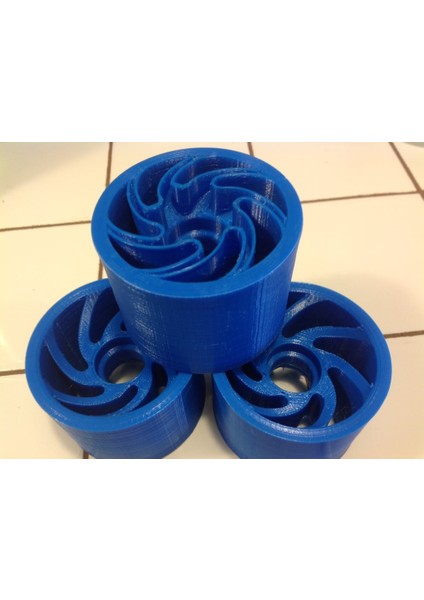 Longboard/kaykay Tekerlekleri (Sadece Plastik Aparattır!!!) 3D