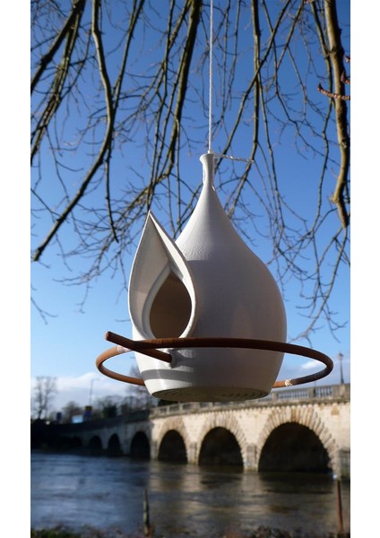 Kolay Baskı Kuş Evi ve Ayrı Tünekler. (Sadece Plastik Aparattır!!!) 3D