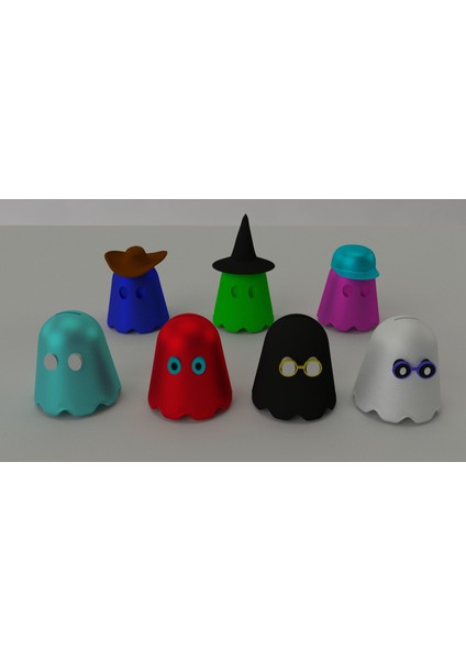 Hayalet Piggy Bank ve Hayalet Gizli Kutu Için Aksesuar Hayalet (Sadece Plastik Aparattır!!!) 3D