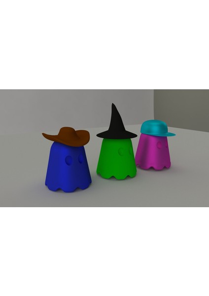 Hayalet Piggy Bank ve Hayalet Gizli Kutu Için Aksesuar Hayalet (Sadece Plastik Aparattır!!!) 3D