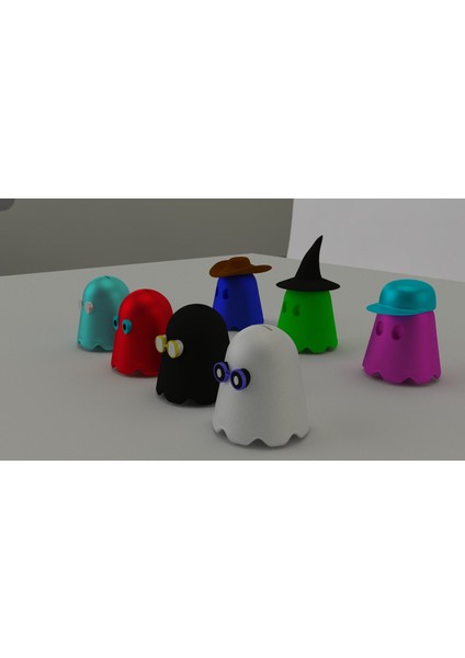 Hayalet Piggy Bank ve Hayalet Gizli Kutu Için Aksesuar Hayalet (Sadece Plastik Aparattır!!!) 3D