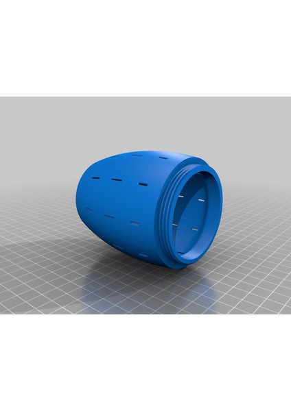 Dişli Yumurta Şekli Silika Jel Konteyneri (Lütfen V2'ye, Daha Kısa Baskı Süresine Bakın) (Sadece Plastik Aparattır) 3D fırsatları