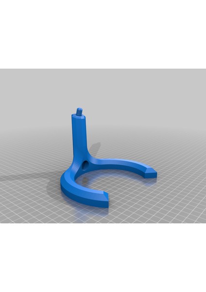 3/8 "iplik ile Mikrofon Standı (Sadece Plastik Aparattır!!!) 3D